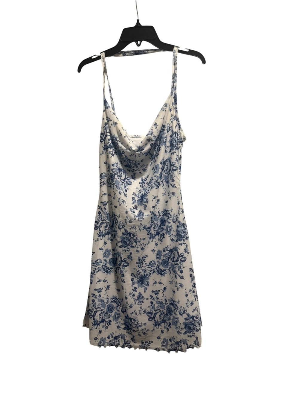 NWOT SHEIN Blue floral print mini dress